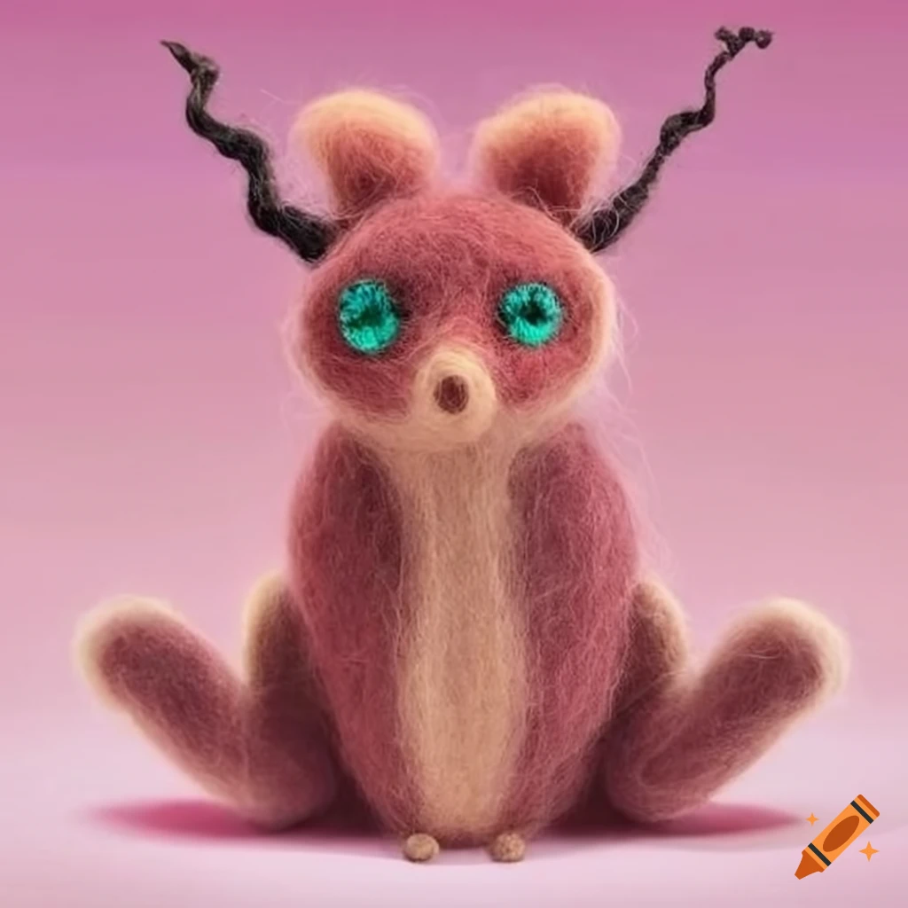 Detailed Felted Wool Creatures With Clothing On Craiyon felted-wool-creatures-on-craiyon