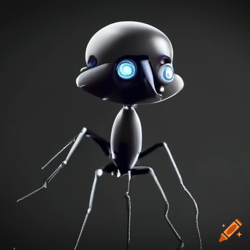 Sleek robot ant design