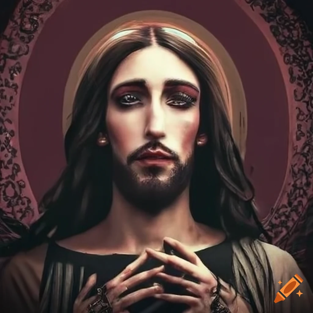 Artwork Depicting A Gothic Jesus On Craiyon 