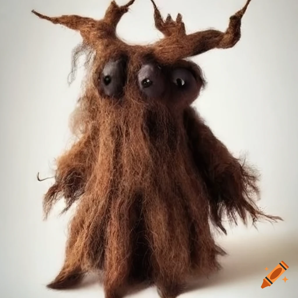 Wool felting of royal creatures from the mushroom kingdom on Craiyon