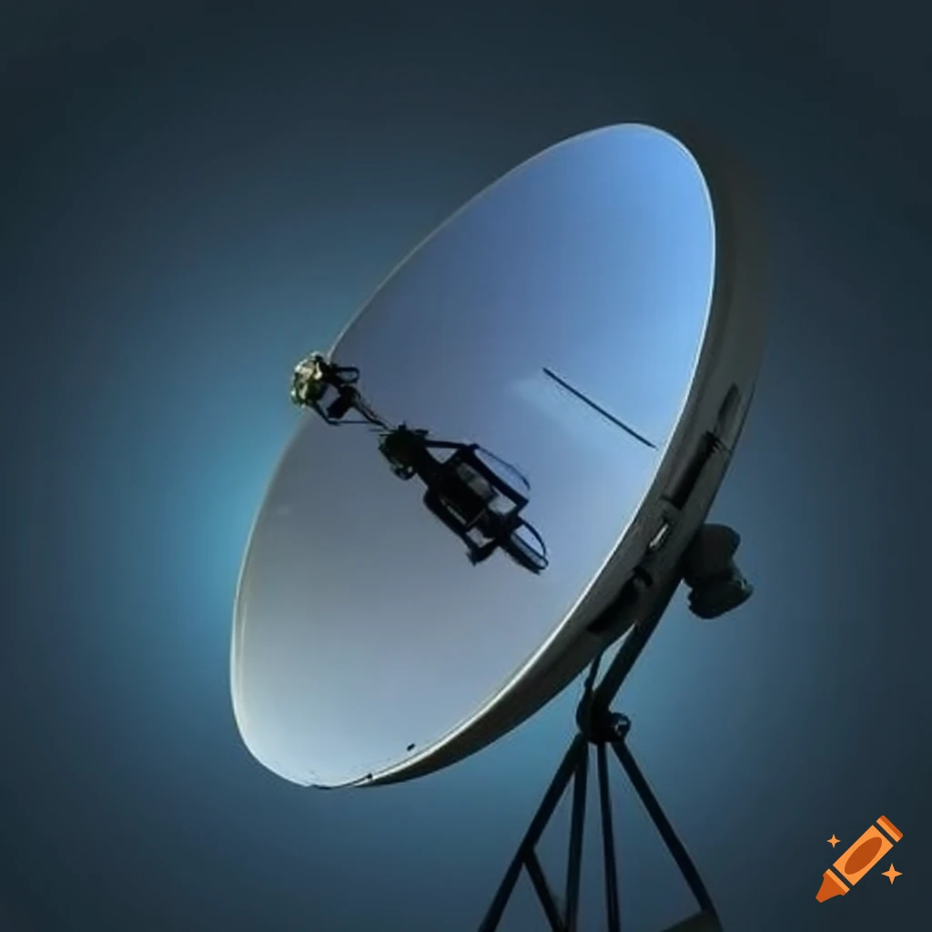 Satellite antenna on Craiyon