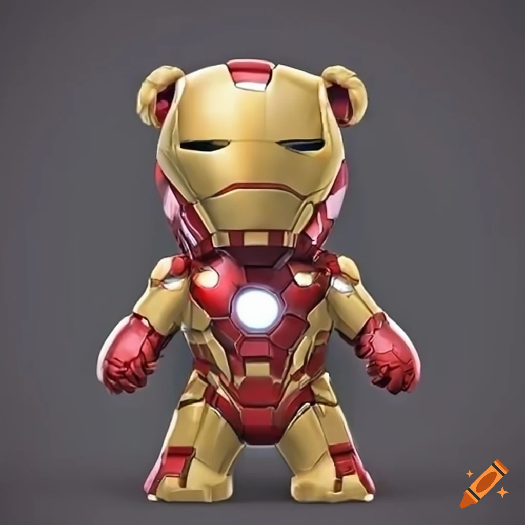 Teddy Bear wearing Iron Man Armor