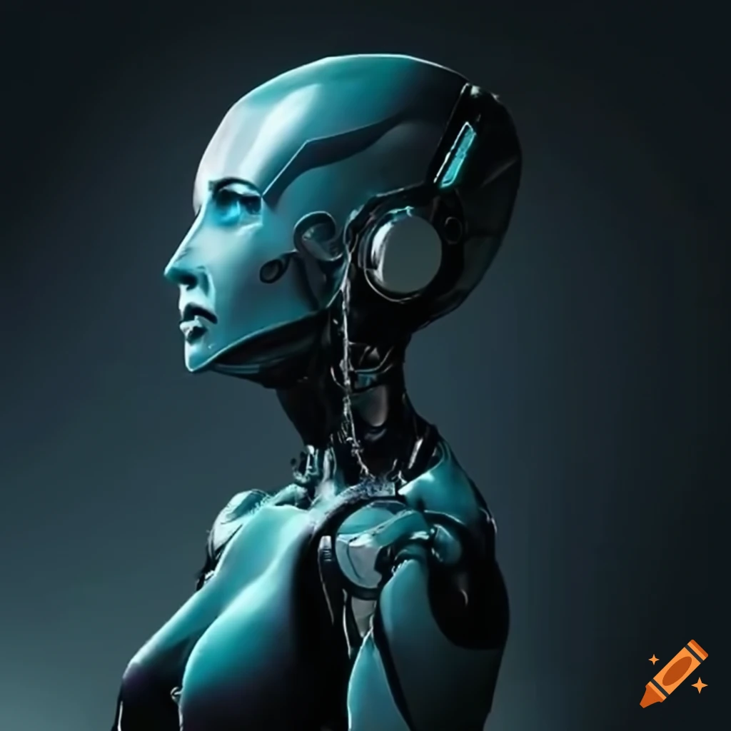 futuristic robot DJ and aliens