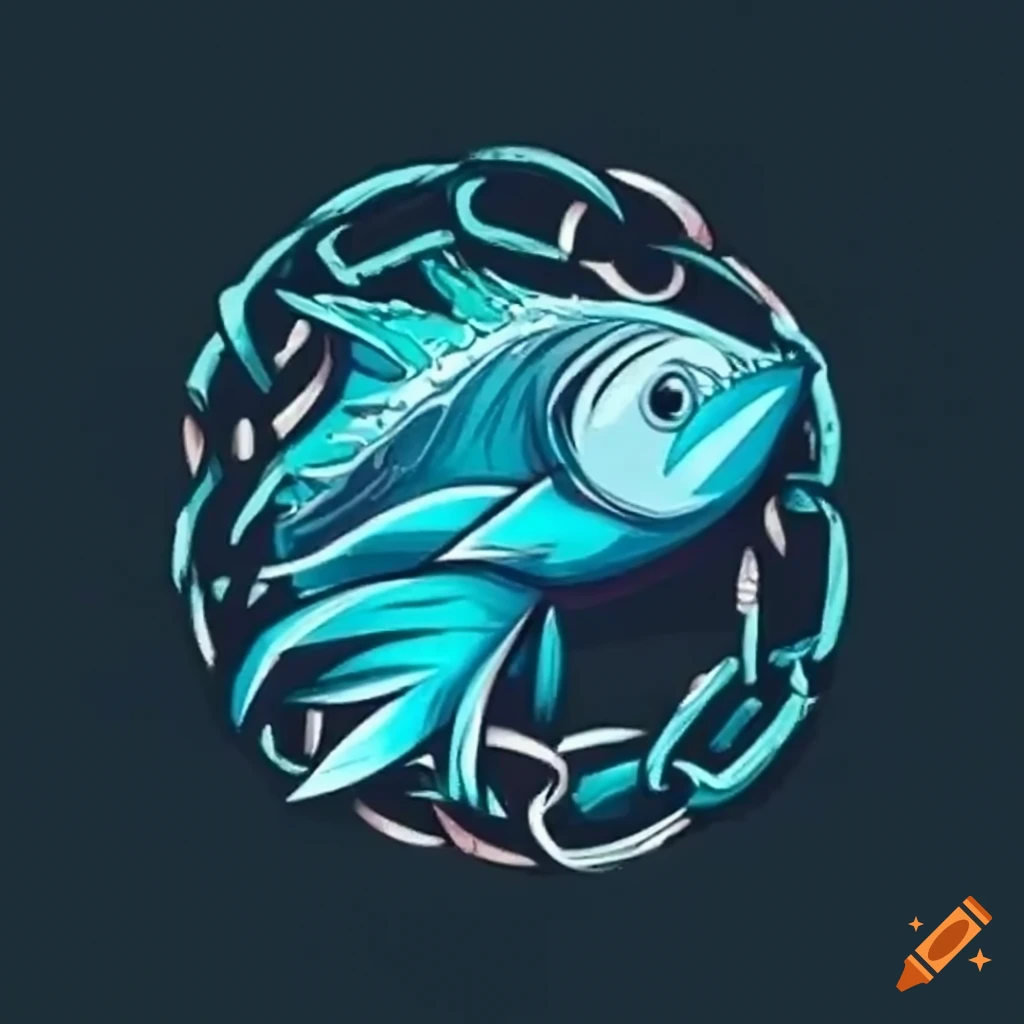 Carp fishing logo on Craiyon
