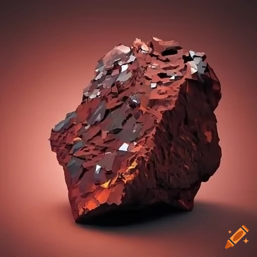 close up of iron ore