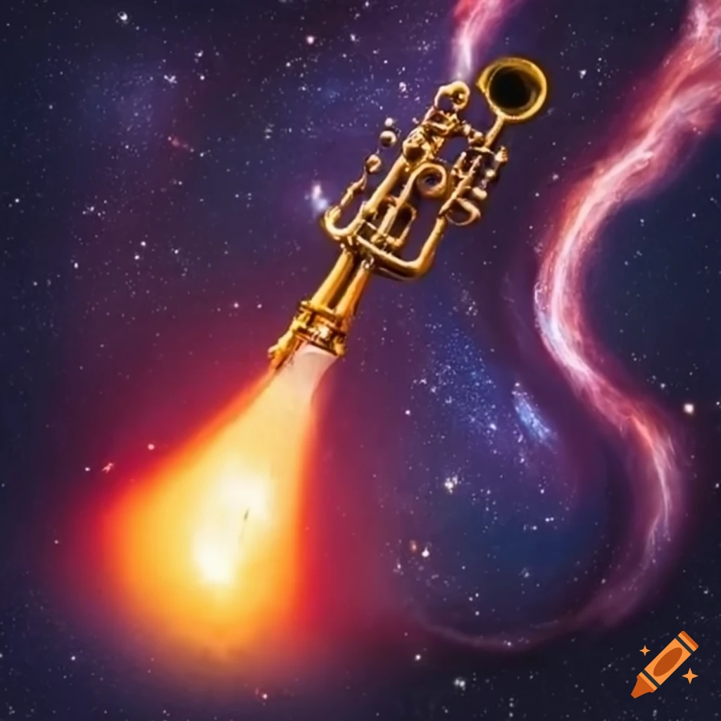Musical instruments with fire trail