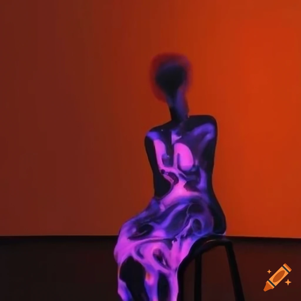 Backlit 3d illustration of superorganism on craiyon