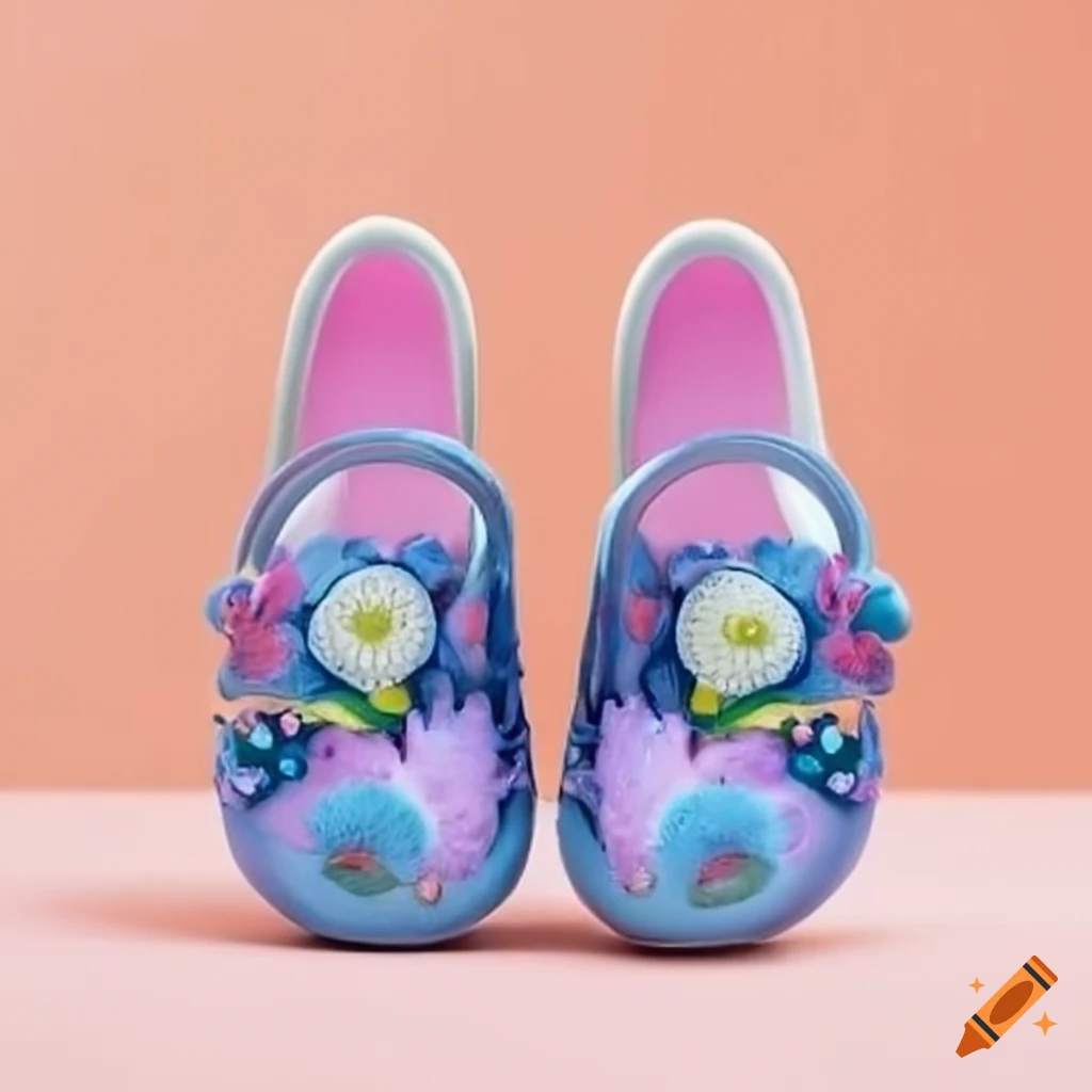image of cauliflower in small shoes