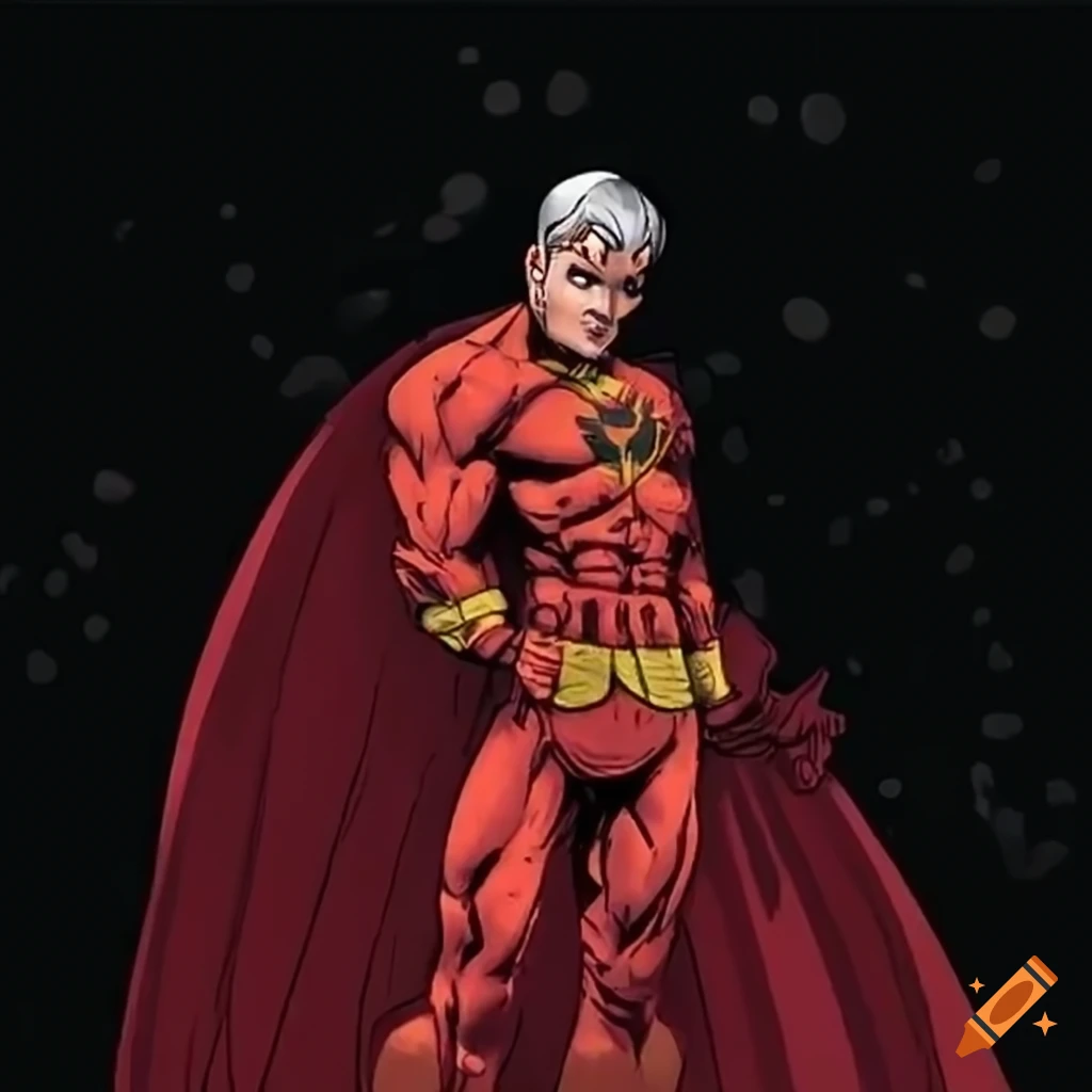 Spanish superhero illustration