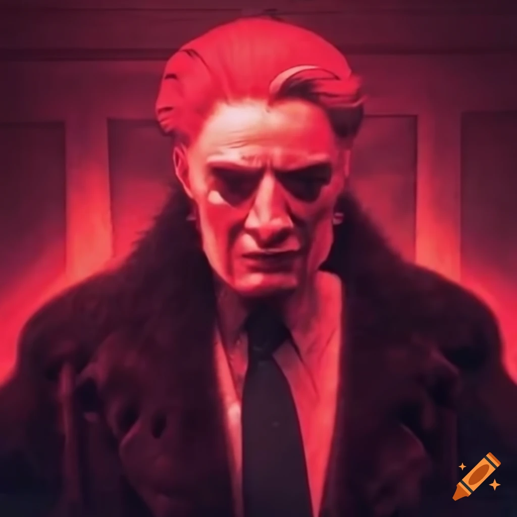 Image of the twin peaks black lodge on Craiyon