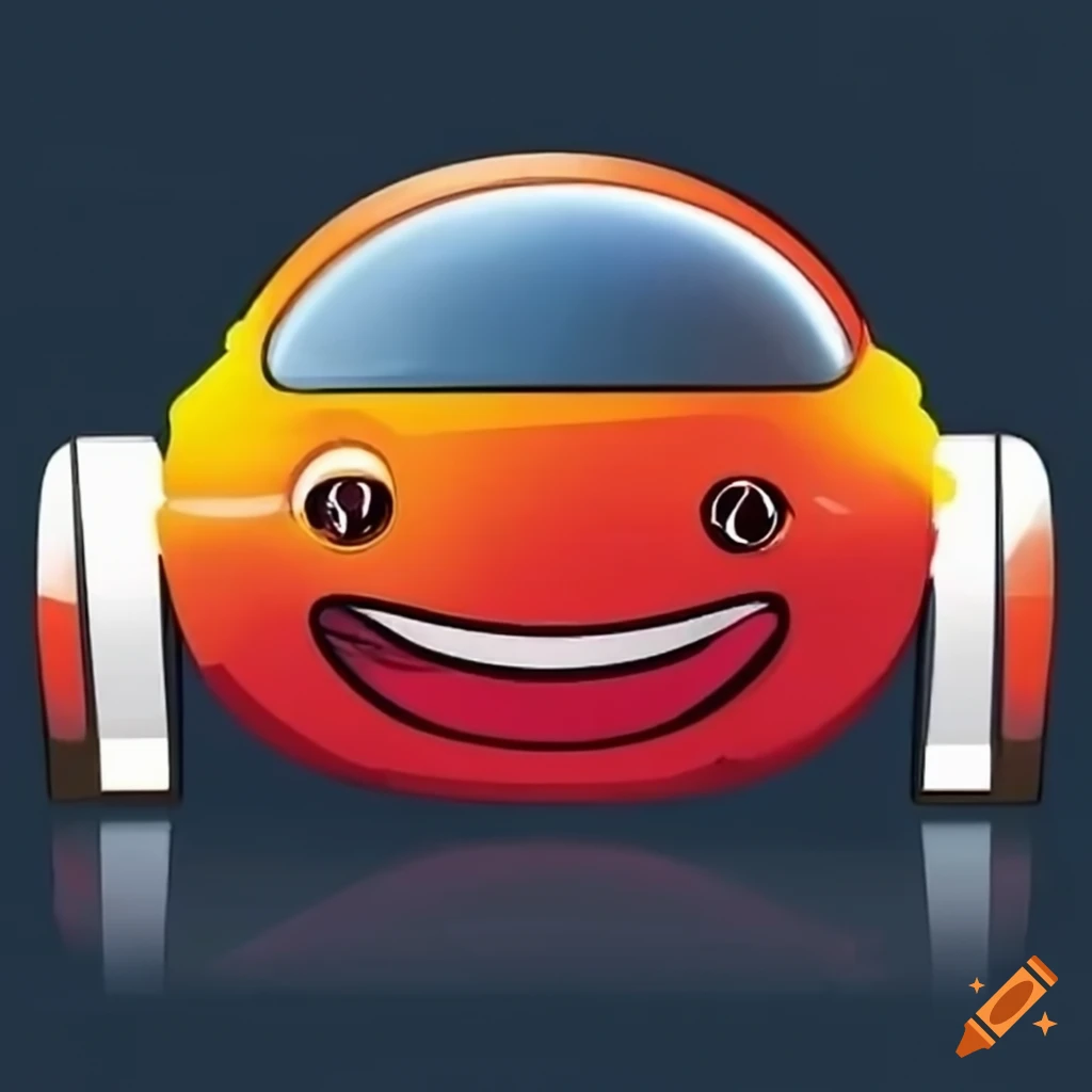Simple cartoon car illustration on Craiyon