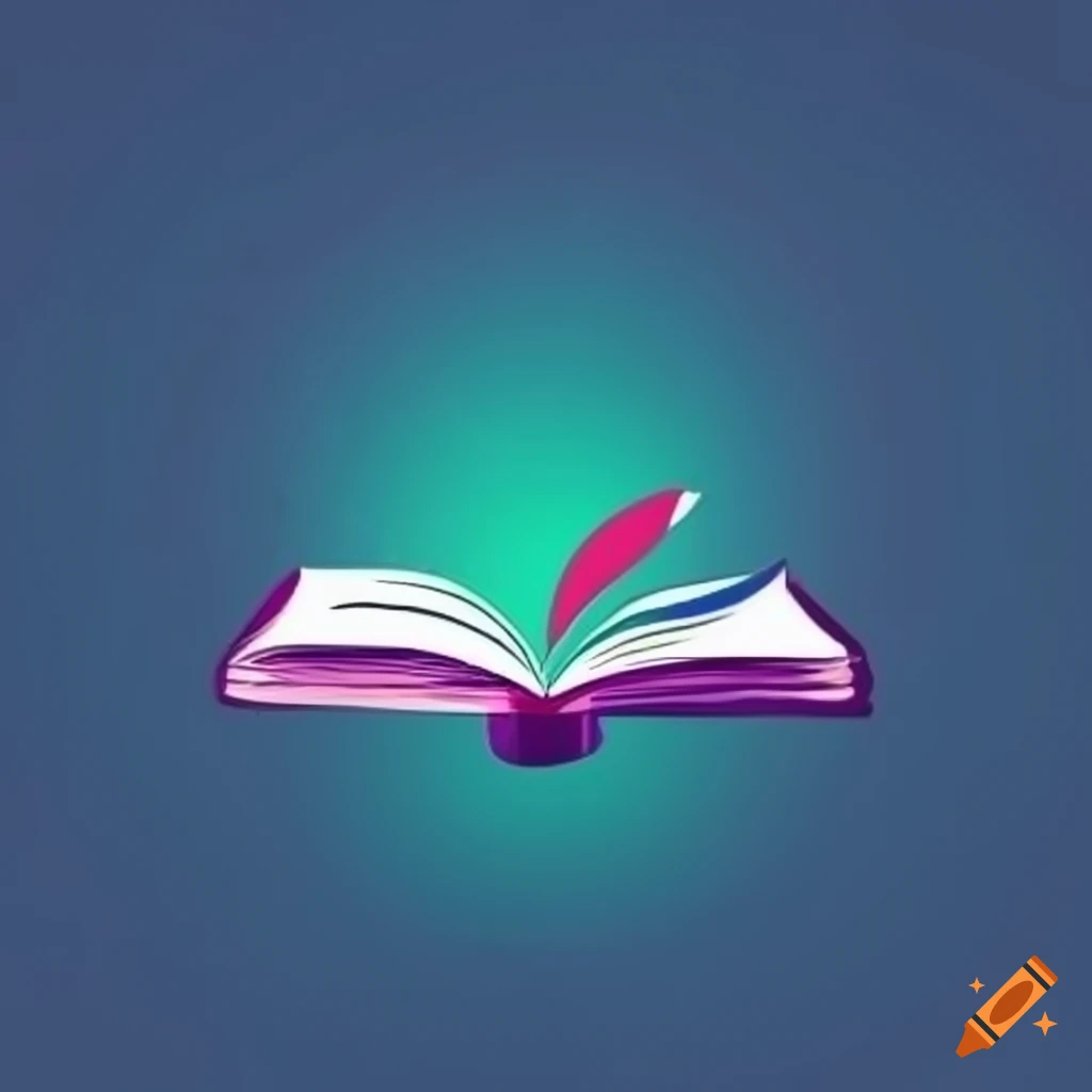 Azure logo book lover on Craiyon
