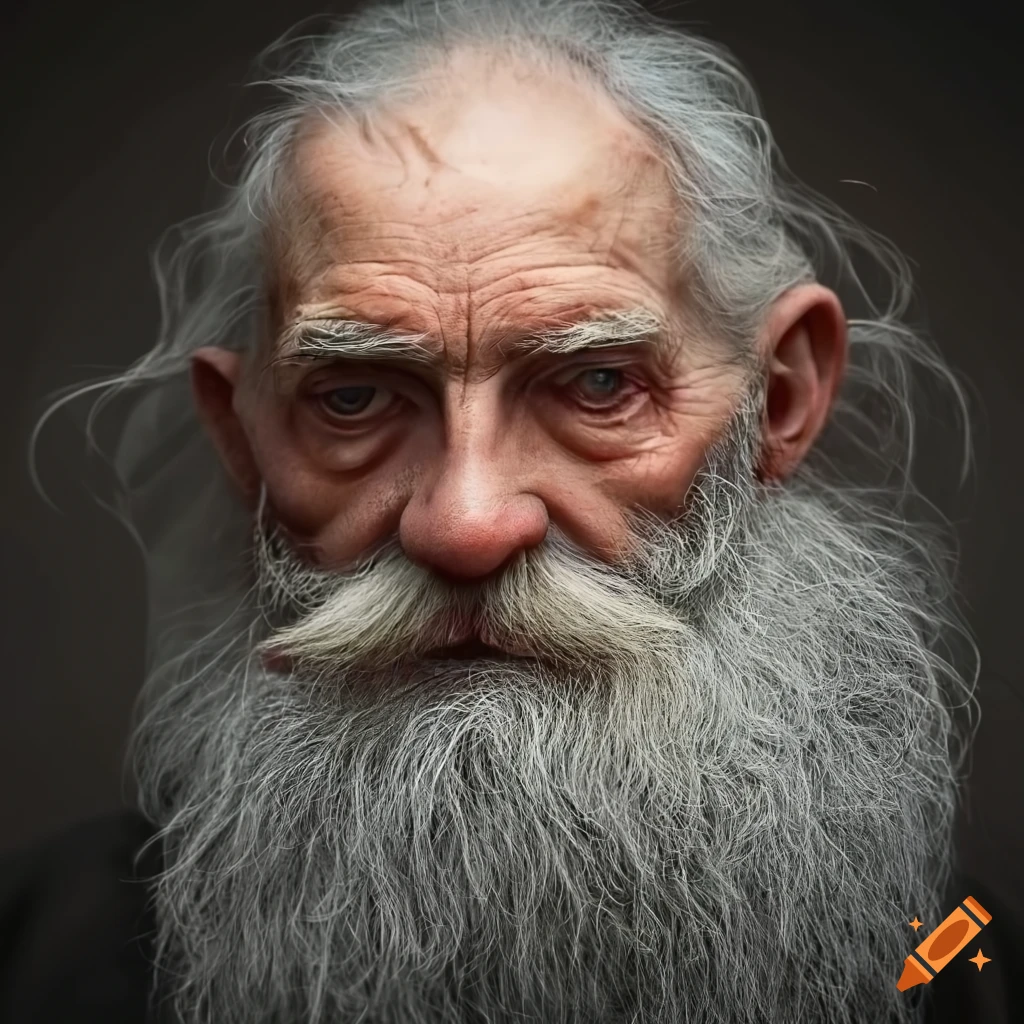 portrait of an elderly man with a beard