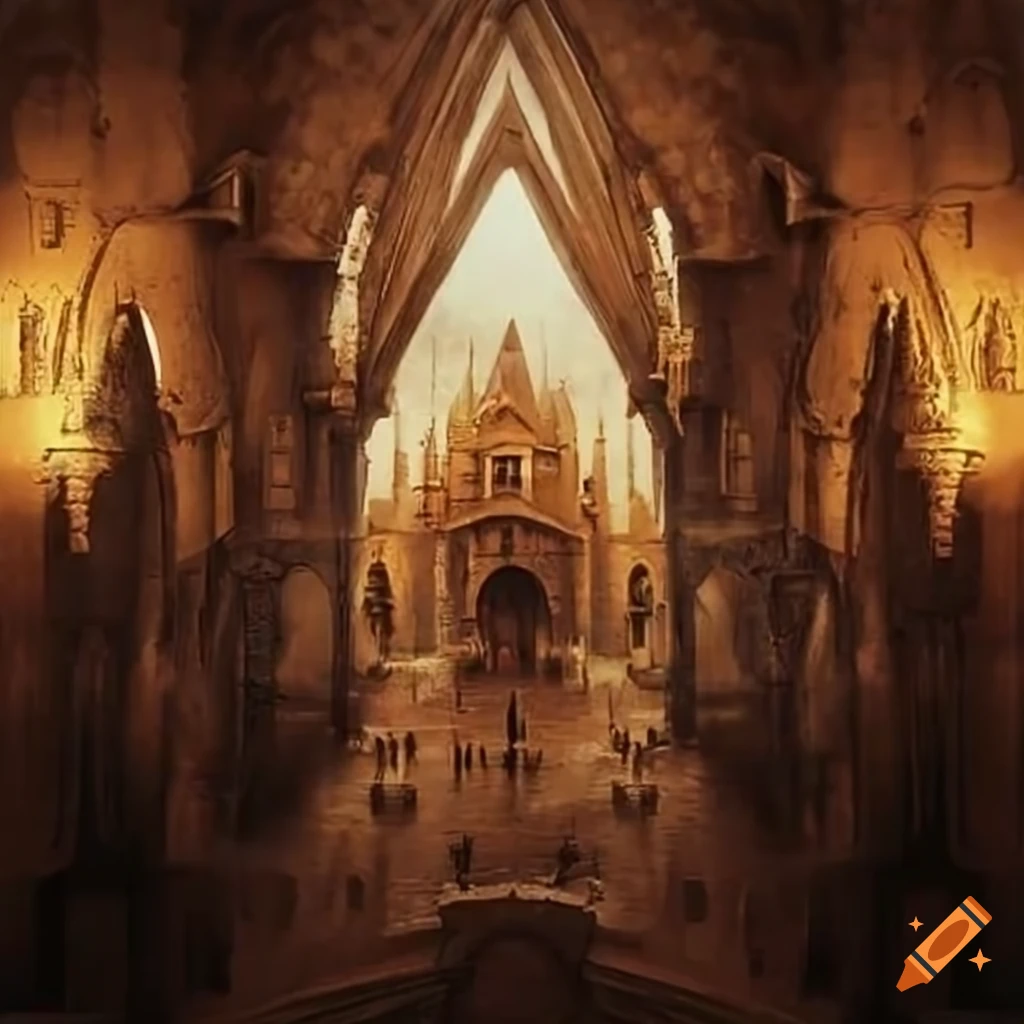 castle in a scenic setting