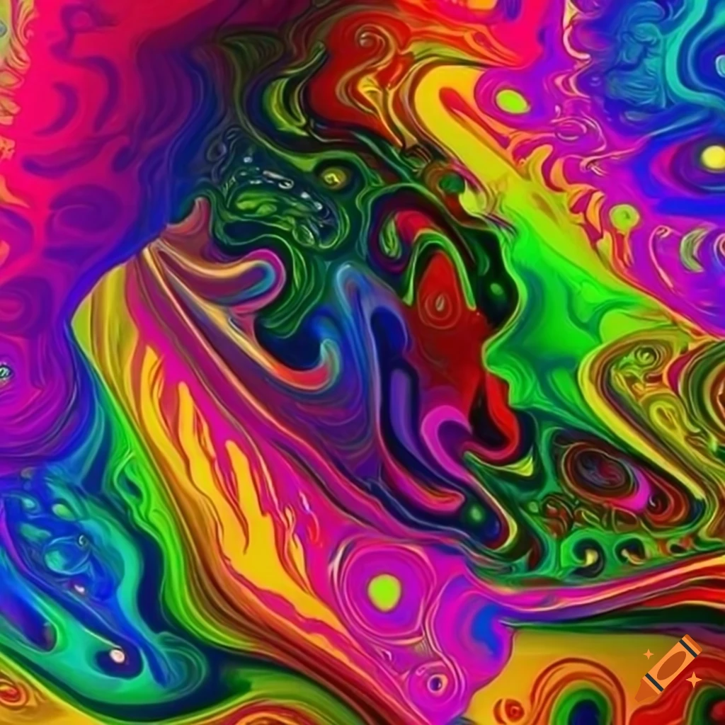 Psychedelic pattern design