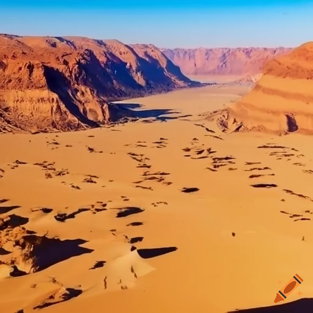 Stunning image of a desert oasis