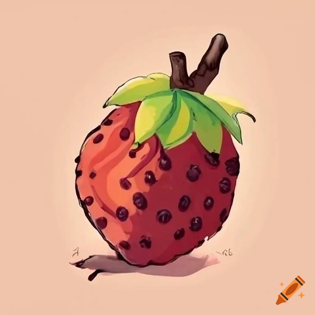 Draw a cute strawberry cake by Lovely_doodle | Fiverr