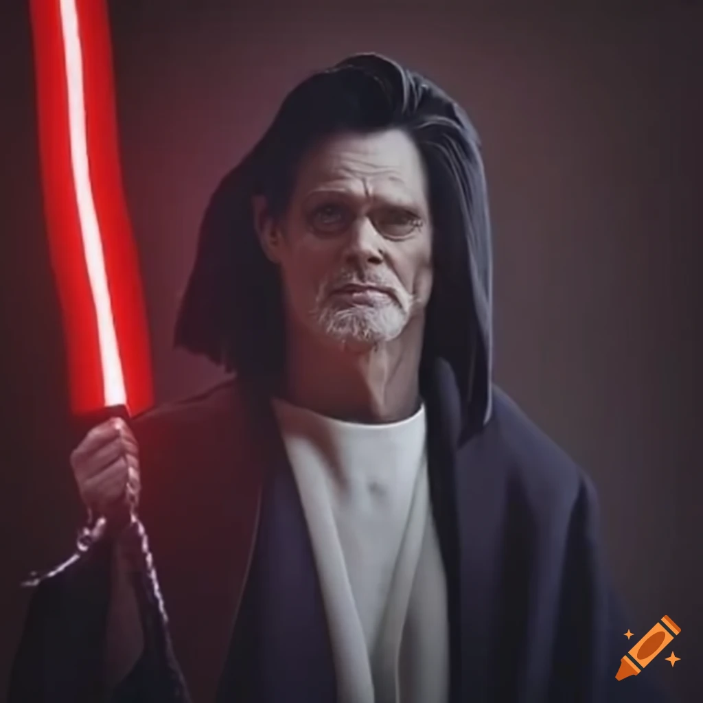 realistic depiction of Jim Carrey as a Jedi