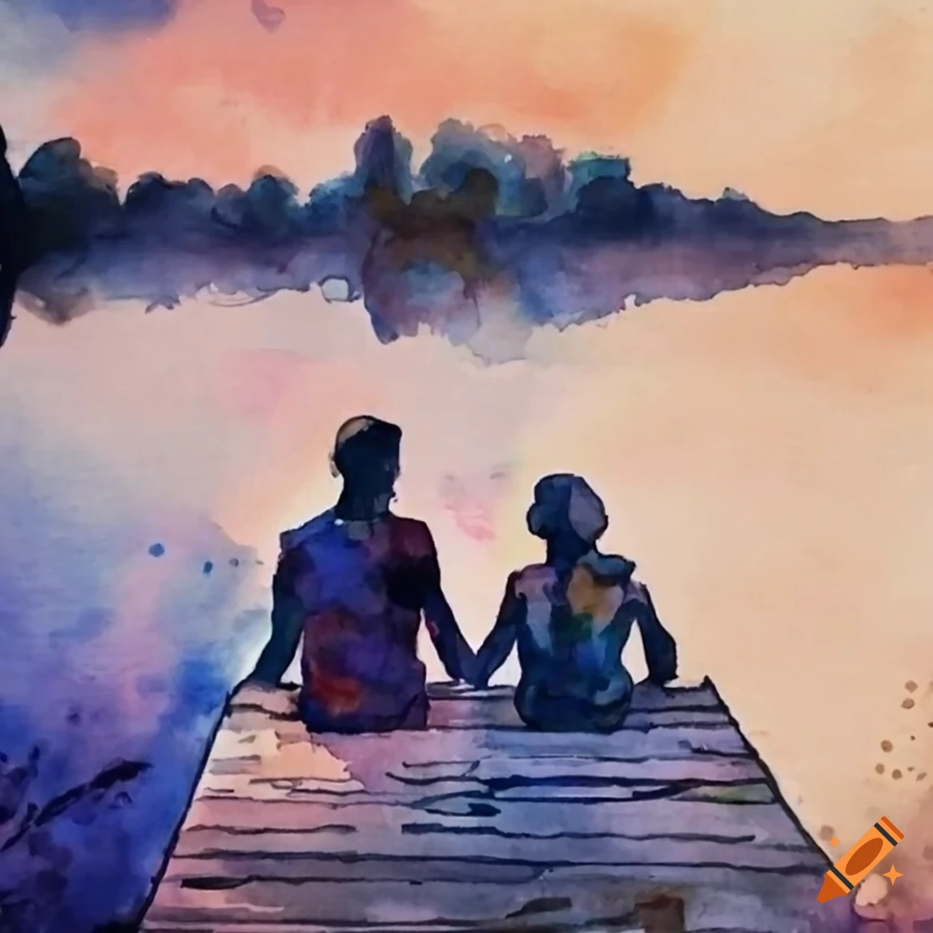 Couple Sitting By The River In The Morning On Craiyon couple-sitting-by-the-river-in-the-morning-on-craiyon