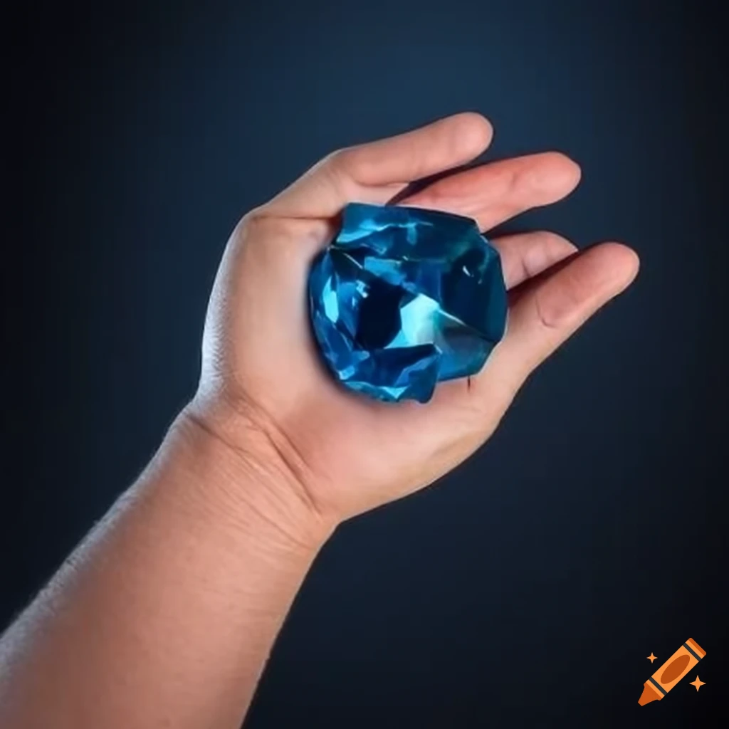 Hand Holding A Blue Gemstone On Craiyon cs2-updated-karambit-blue-gem-new-updated-blue-gem-knife-youtube