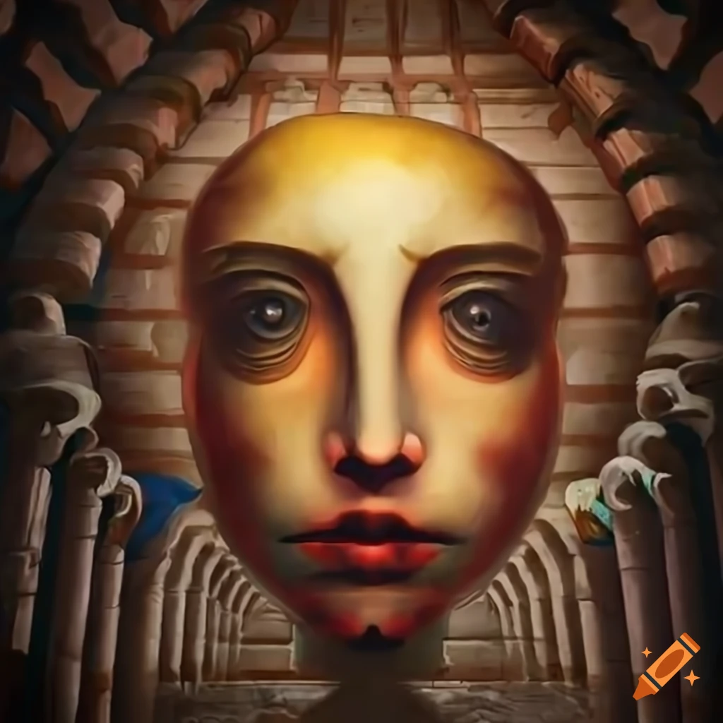 Artistic representation of a complex labyrinth on Craiyon