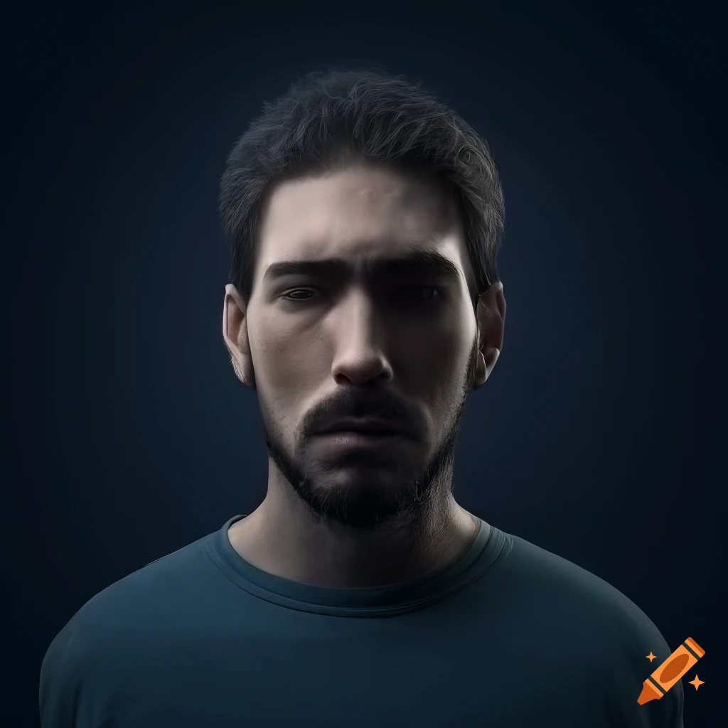 Realistic album cover featuring a man with a somber expression on Craiyon Realistic album cover featuring a man with a somber expression on Craiyon