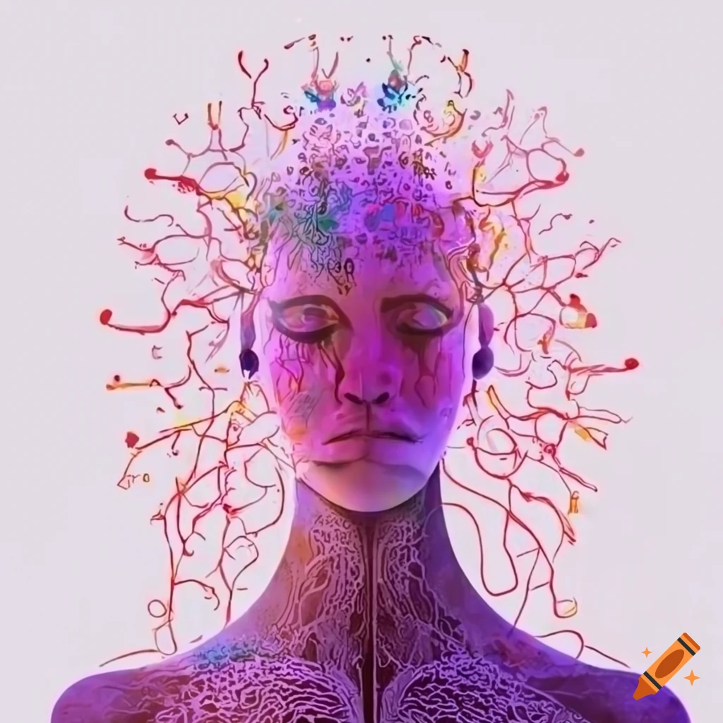 Illustration representing body, mind, and soul