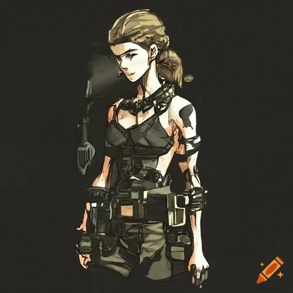 character design of Quiet from MGS 5