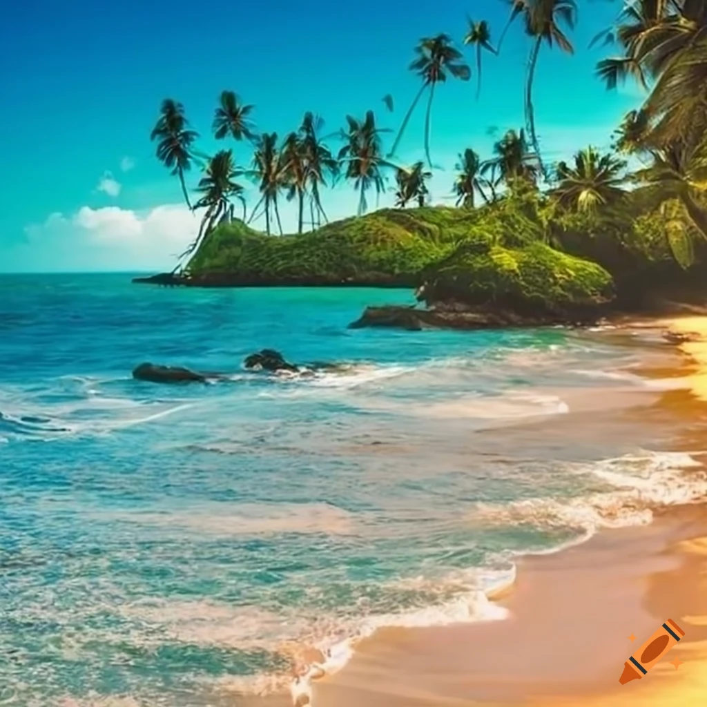 beautiful beach in Puerto Rico