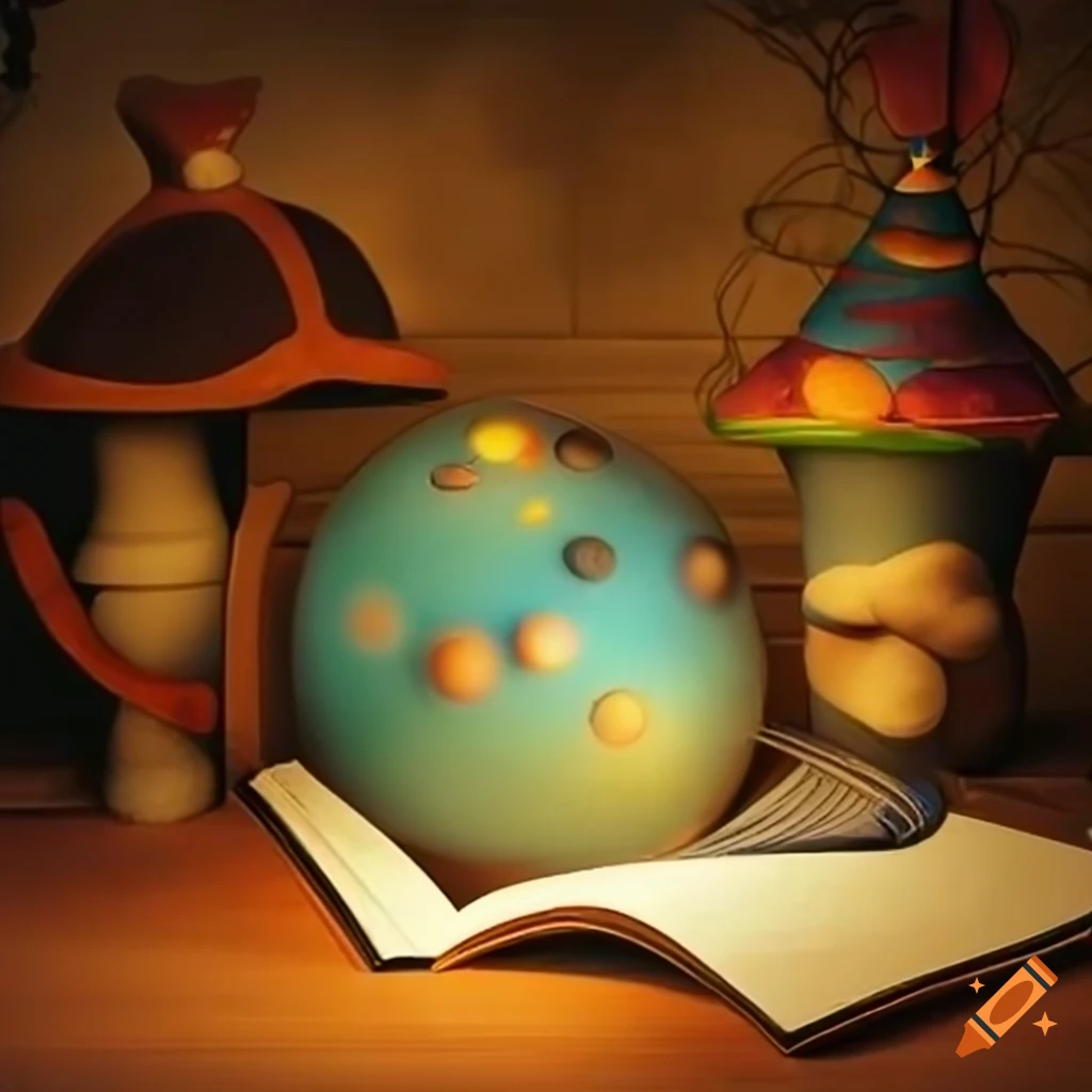 book cover of "Whimsical Wonders: A Cartoon Odyssey"