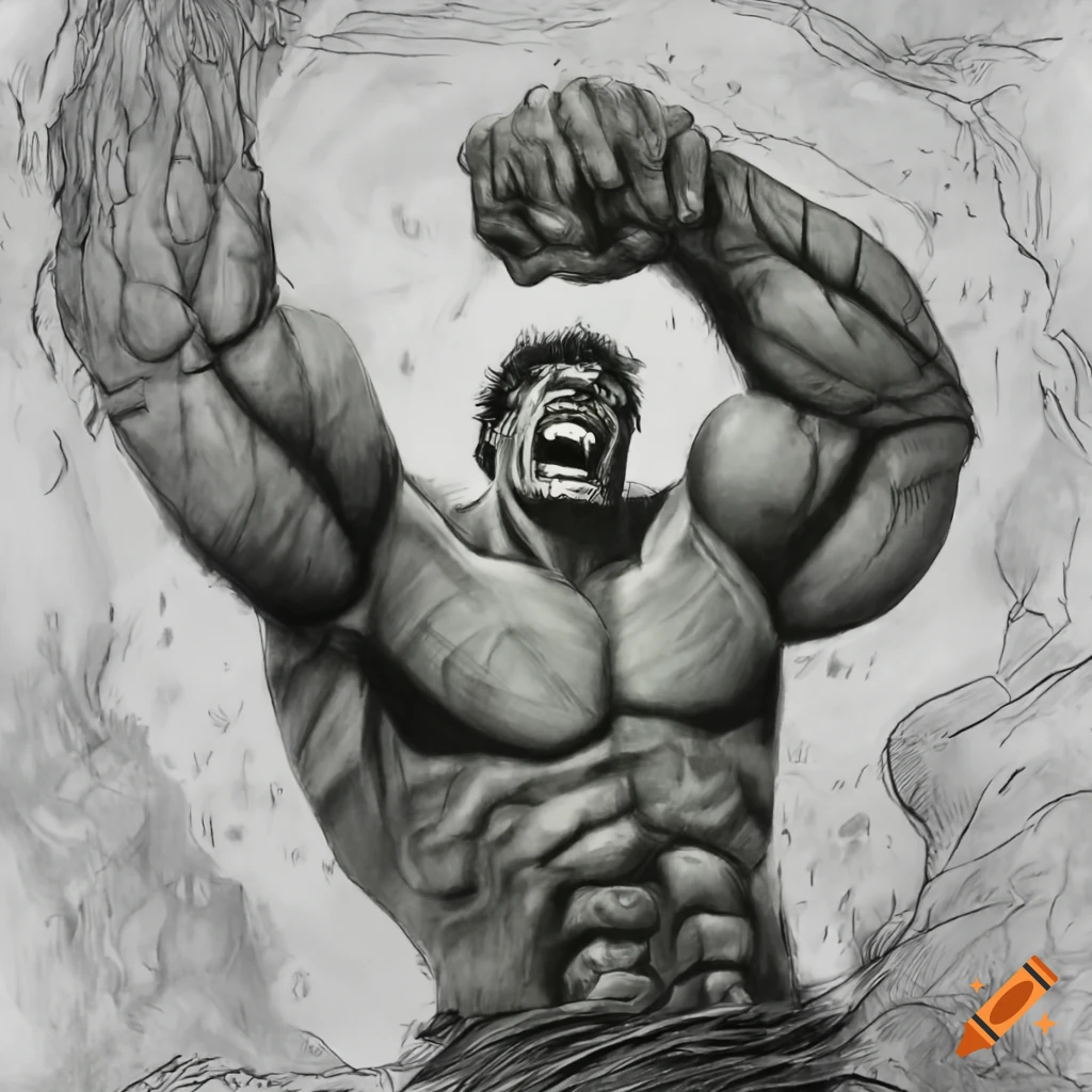 Angry Hulk - Expressions By DLCatron - Drawings & Illustration, Childrens  Art, Comics - ArtPal