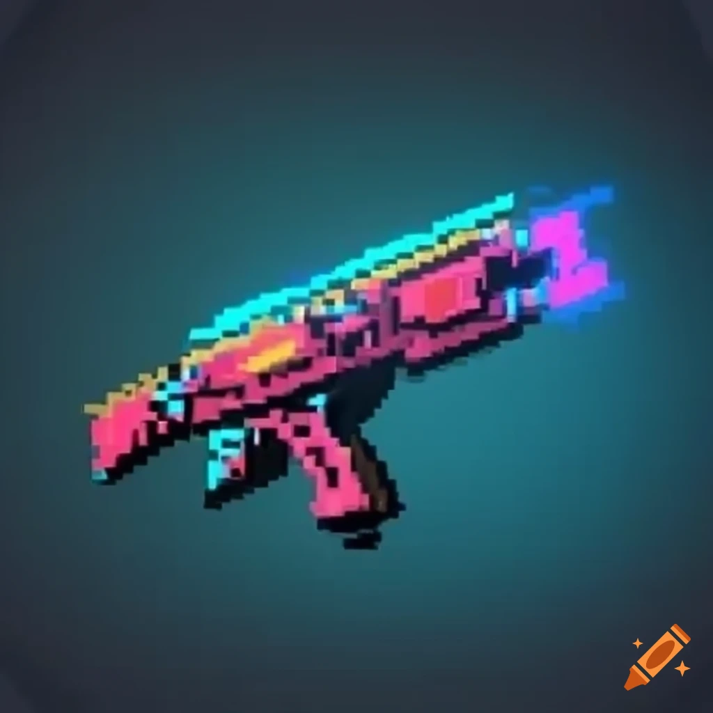 pixel-art-of-an-80s-style-laser-gun-on-craiyon