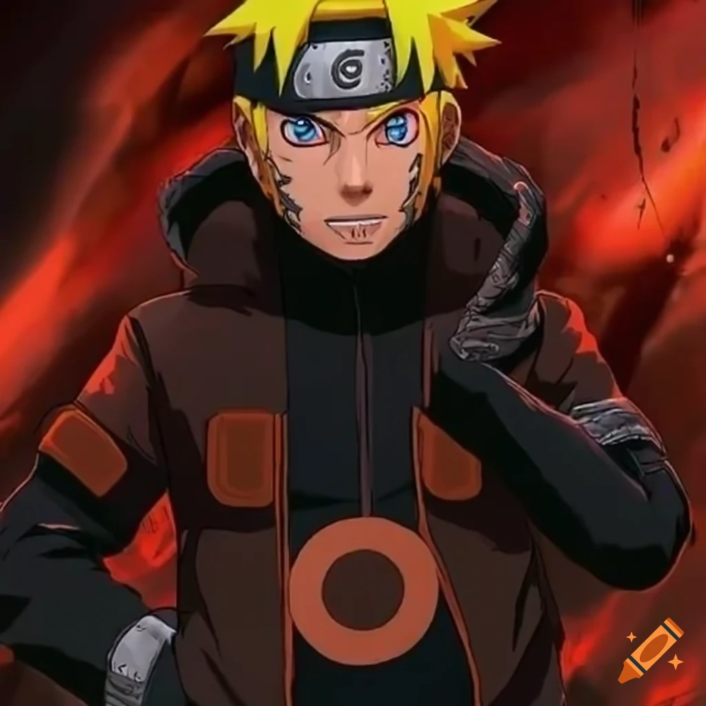 Naruto Uzumaki On The Moon On Craiyon