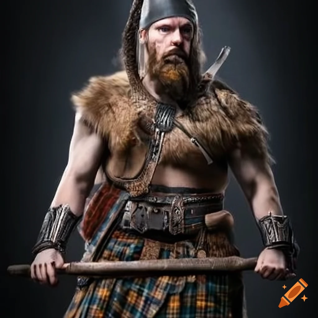 scottish warrior face