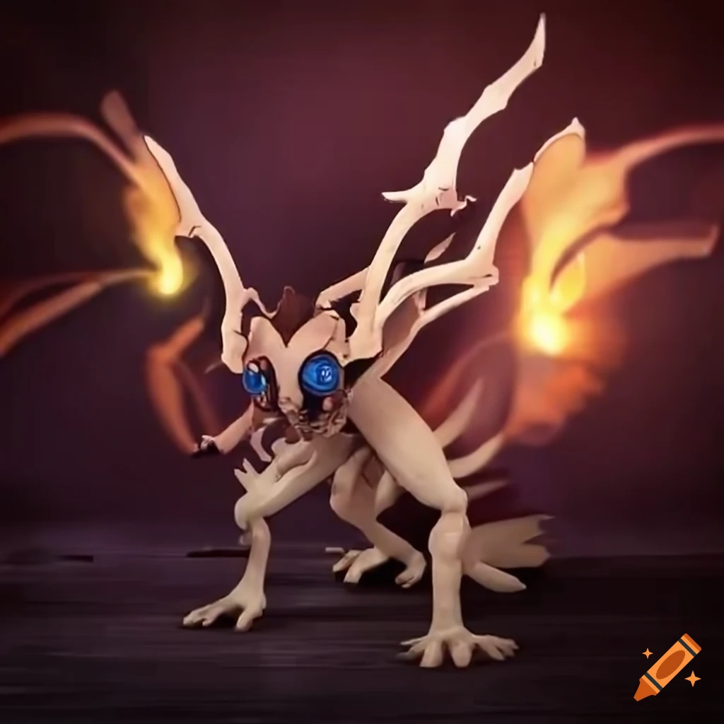 fanart of Necronatos, the mysterious Pokemon