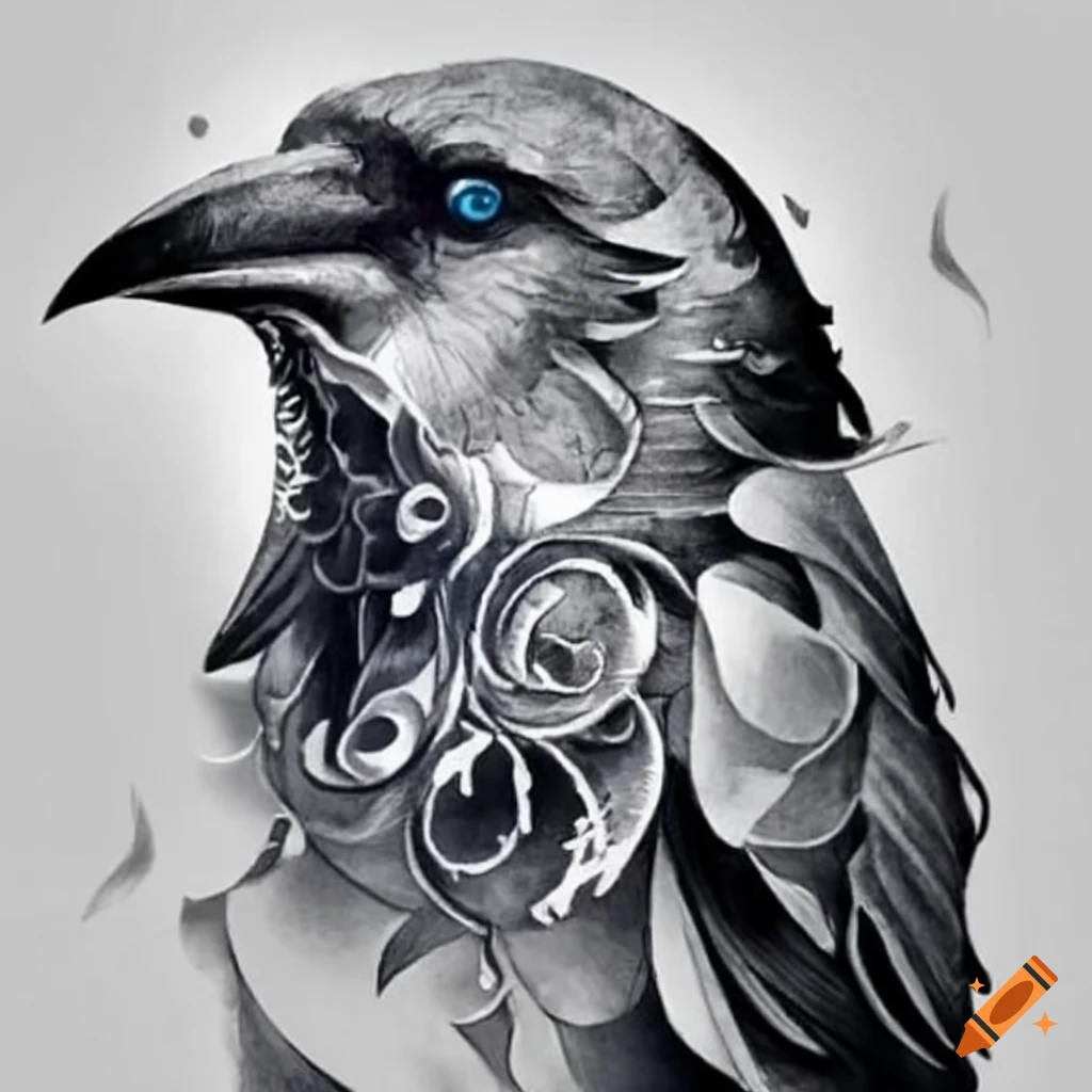 Skull Raven Tattoo - Best Tattoo Ideas Gallery