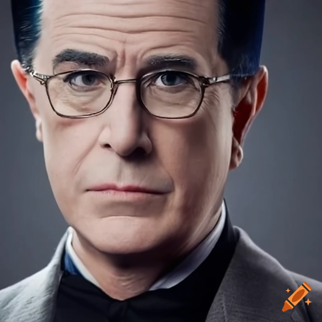 Stephen colbert as caesar flickerman on craiyon