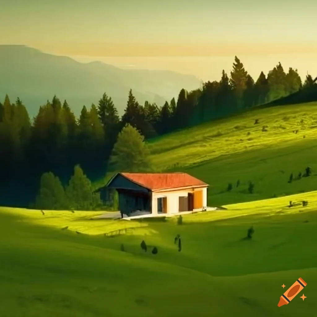 House On A Hill Surrounded By Meadows And Forests On Craiyon house-on-a-hill-surrounded-by-meadows-and-forests-on-craiyon