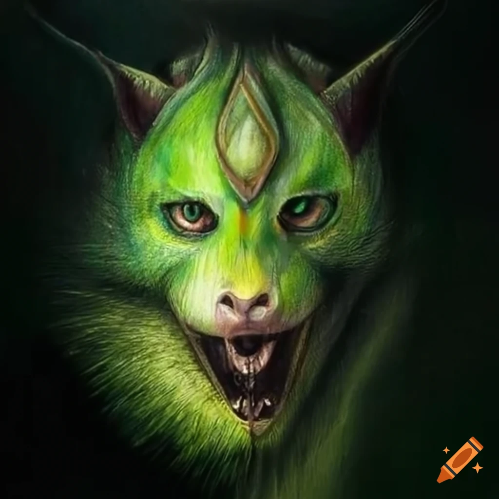 image of a green dragon