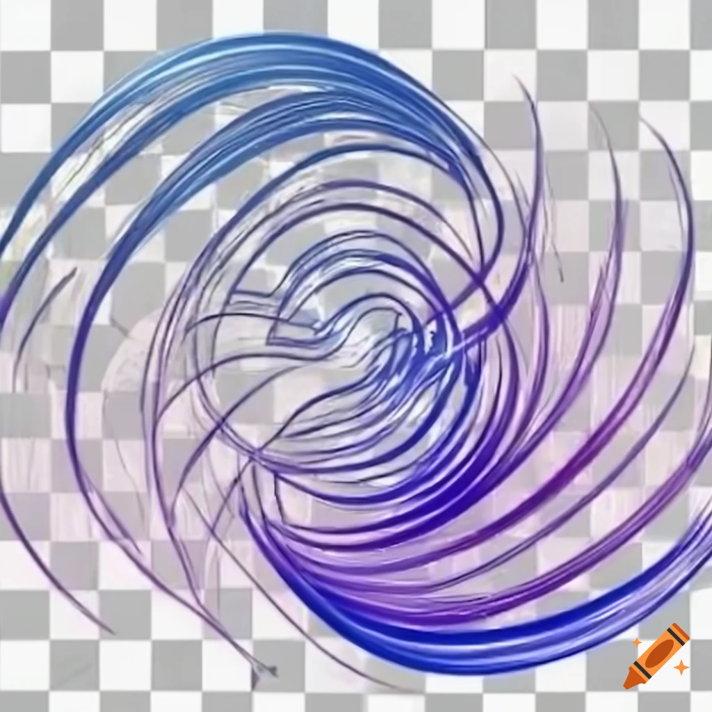 blue energy swirls in dynamic pattern
