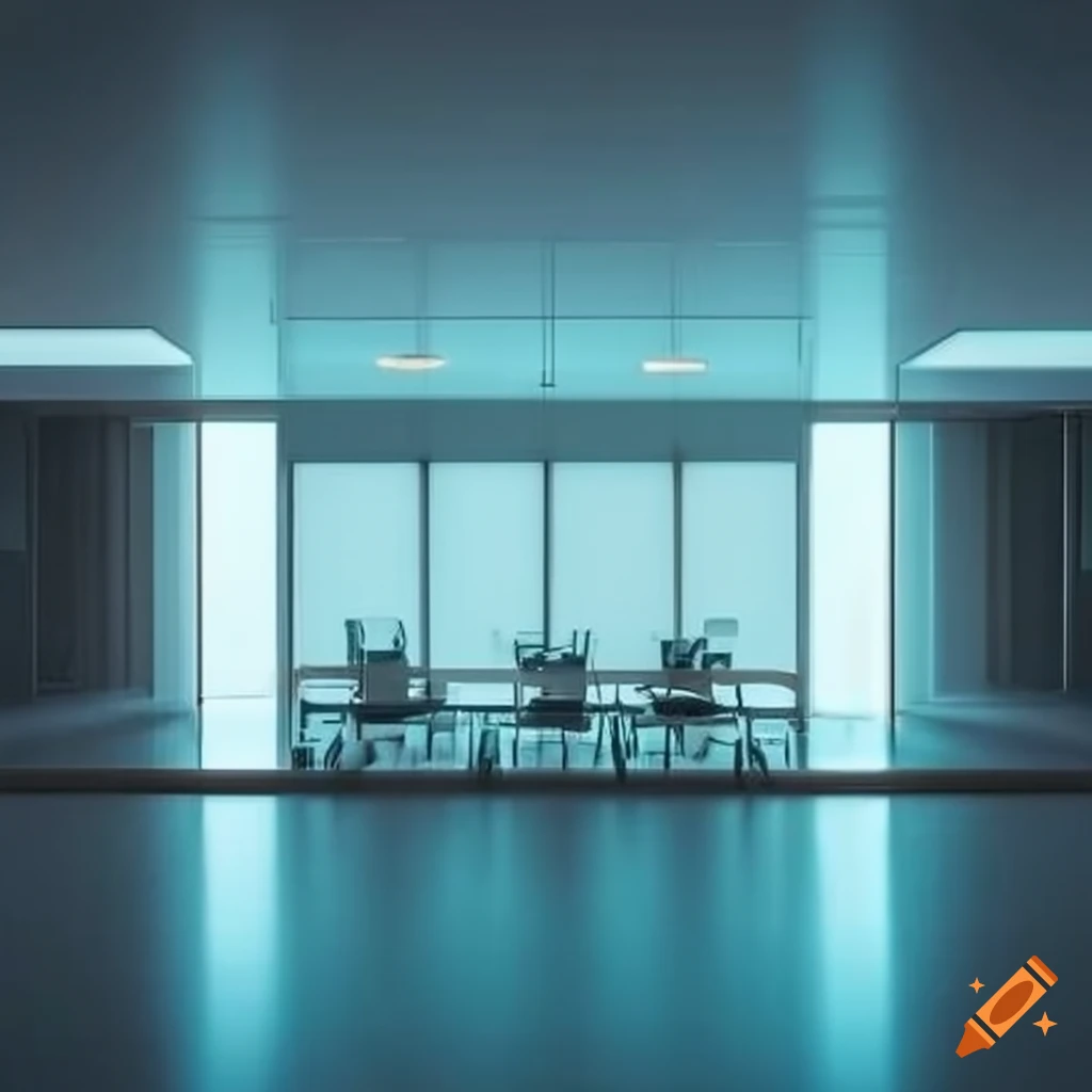 Bright and empty modern office
