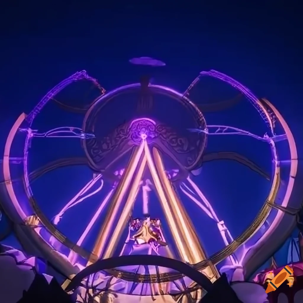 Rollercoaster inspired by genshin impact on Craiyon