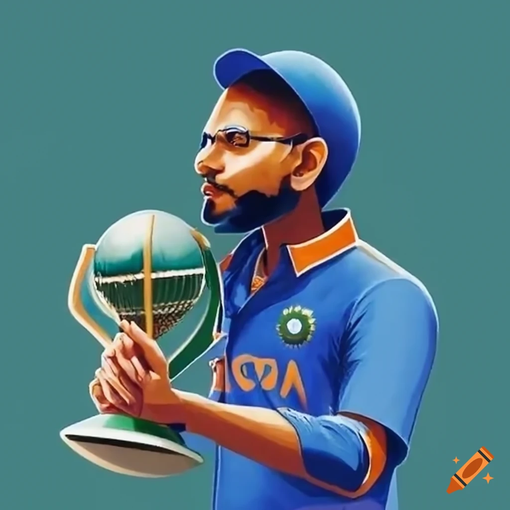 india-holding-the-world-cup-cricket-trophy-sticker