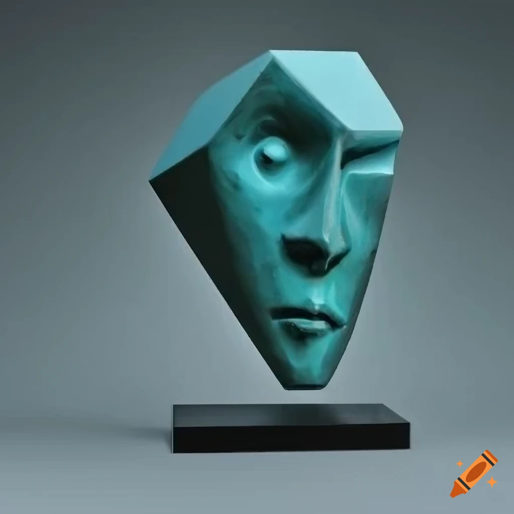 Abstract sculpture bust