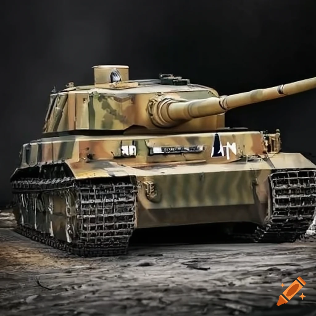 German tiger tank on Craiyon