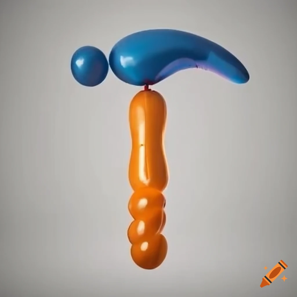creative image of a balloon hammer