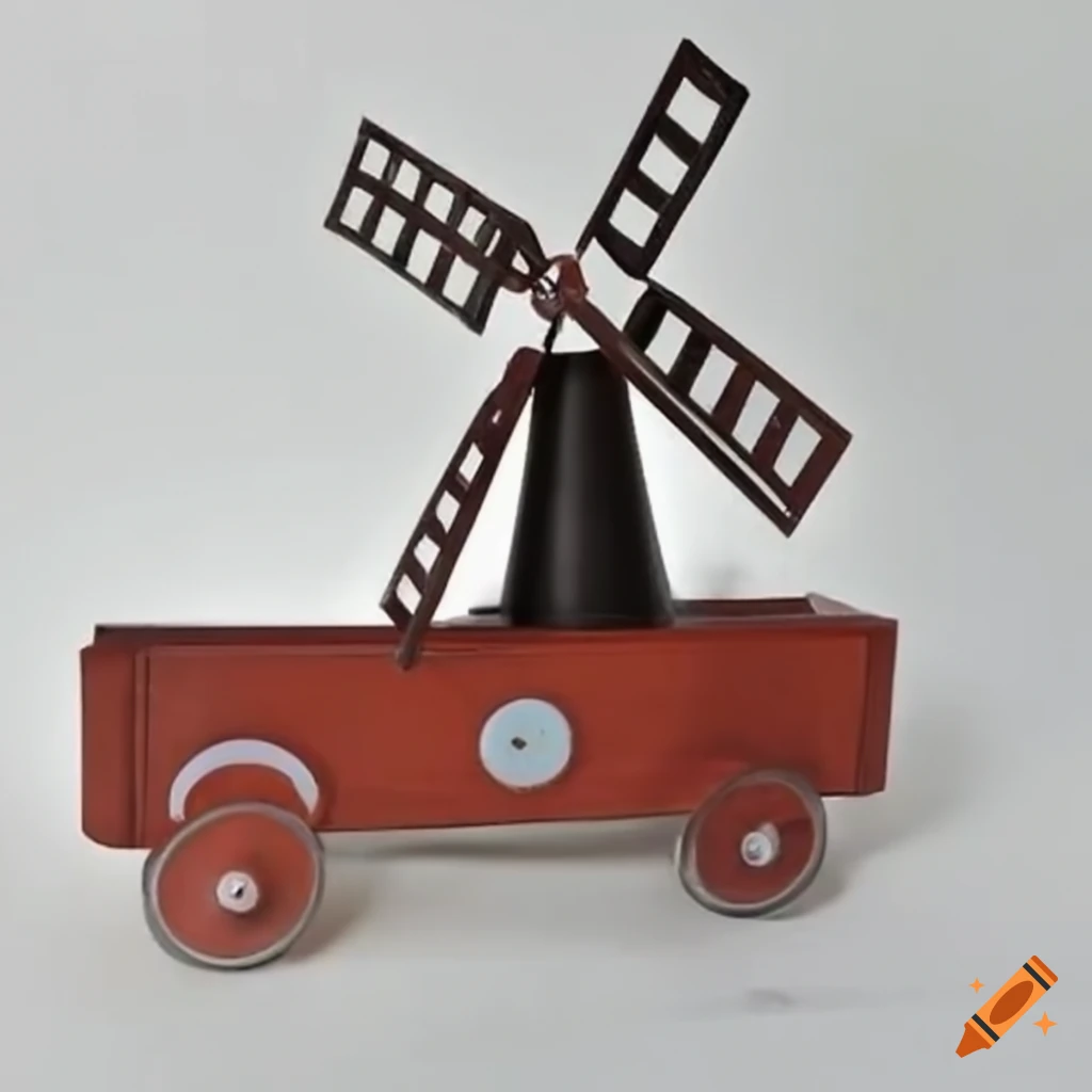 image of a windmill car