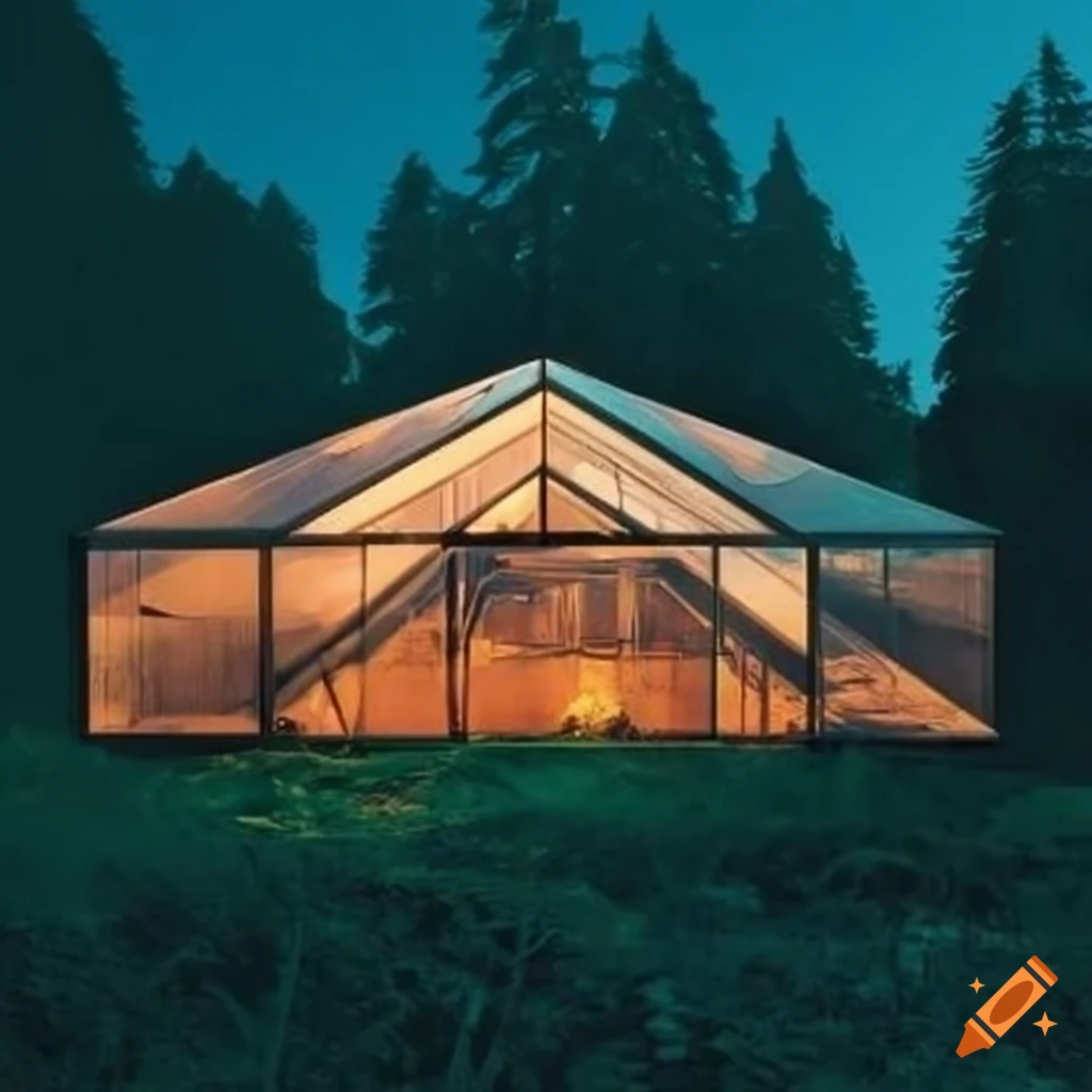 image of a modern underground greenhouse