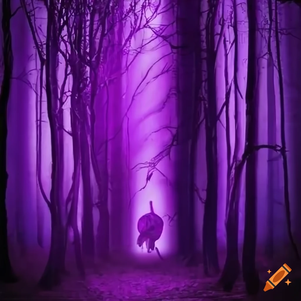Vertical book banner with purple background