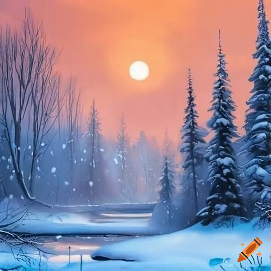 scenic view of winter landscapes